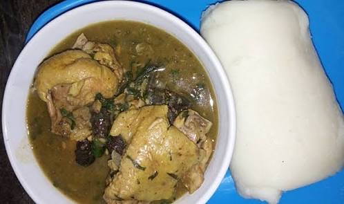 AFIA EFERE AFIA EFERE soup and fufu.